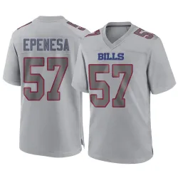 Men's AJ Epenesa Buffalo Bills No.57 Game Atmosphere Fashion Jersey - Gray