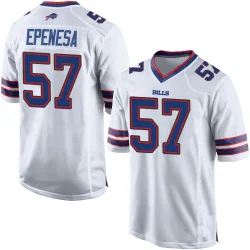 Men's AJ Epenesa Buffalo Bills No.57 Game Jersey - White