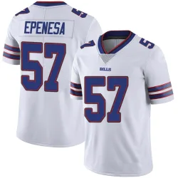 Men's AJ Epenesa Buffalo Bills No.57 Limited Color Rush Vapor Untouchable Jersey - White