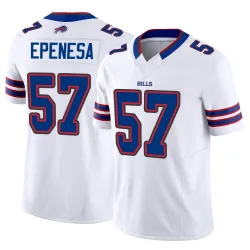 Men's AJ Epenesa Buffalo Bills No.57 Limited Vapor F.U.S.E. Jersey - White