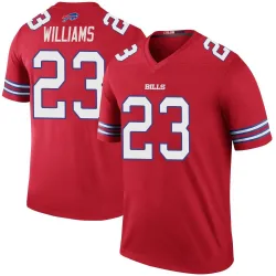 Men's Aaron Williams Buffalo Bills No.23 Legend Color Rush Jersey - Red
