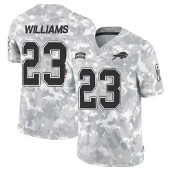 Men's Aaron Williams Buffalo Bills No.23 Limited 2024 Salute to Service Jersey - Arctic Camo