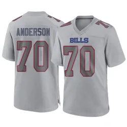 Men's Alec Anderson Buffalo Bills No.70 Game Atmosphere Fashion Jersey - Gray