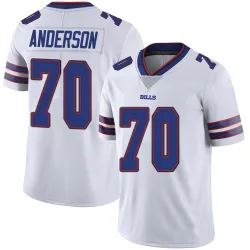 Men's Alec Anderson Buffalo Bills No.70 Limited Color Rush Vapor Untouchable Jersey - White