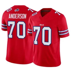 Men's Alec Anderson Buffalo Bills No.70 Limited Vapor F.U.S.E. Jersey - Red