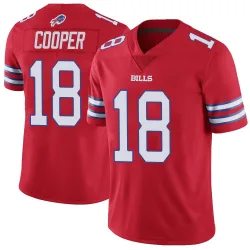 Men's Amari Cooper Buffalo Bills No.18 Limited Color Rush Vapor Untouchable Jersey - Red
