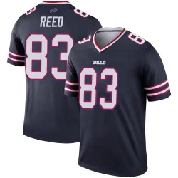 Men's Andre Reed Buffalo Bills No.83 Legend Inverted Jersey - Navy