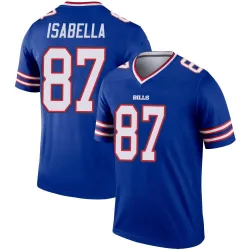 Men's Andy Isabella Buffalo Bills No.87 Legend Jersey - Royal