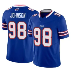 Men's Austin Johnson Buffalo Bills No.98 Limited Vapor F.U.S.E. Jersey - Royal