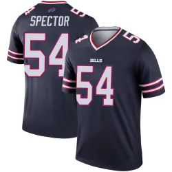 Men's Baylon Spector Buffalo Bills No.54 Legend Inverted Jersey - Navy