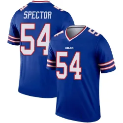 Men's Baylon Spector Buffalo Bills No.54 Legend Jersey - Royal