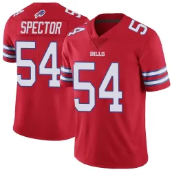 Men's Baylon Spector Buffalo Bills No.54 Limited Color Rush Vapor Untouchable Jersey - Red