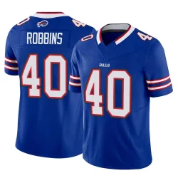 Men's Brad Robbins Buffalo Bills No.40 Limited Vapor F.U.S.E. Jersey - Royal
