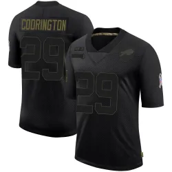 Men's Brandon Codrington Buffalo Bills No.29 Limited 2020 Salute To Service Jersey - Black