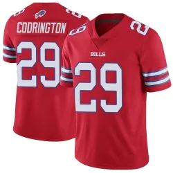 Men's Brandon Codrington Buffalo Bills No.29 Limited Color Rush Vapor Untouchable Jersey - Red