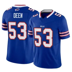 Men's Branson Deen Buffalo Bills No.53 Limited Vapor F.U.S.E. Jersey - Royal
