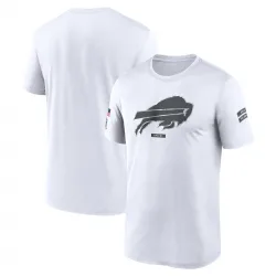 Men's Buffalo Bills No. Legend 2024 Salute To Service Performance T-Shirt - White