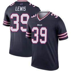 Men's Cam Lewis Buffalo Bills No.39 Legend Inverted Jersey - Navy