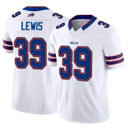 Men's Cam Lewis Buffalo Bills No.39 Limited Vapor F.U.S.E. Jersey - White
