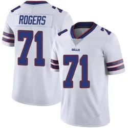 Men's Casey Rogers Buffalo Bills No.71 Limited Color Rush Vapor Untouchable Jersey - White