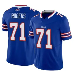Men's Casey Rogers Buffalo Bills No.71 Limited Vapor F.U.S.E. Jersey - Royal