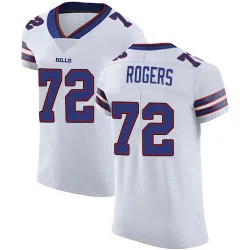 Men's Casey Rogers Buffalo Bills No.72 Elite Vapor Untouchable Jersey - White