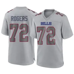 Men's Casey Rogers Buffalo Bills No.72 Game Atmosphere Fashion Jersey - Gray