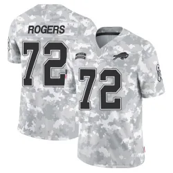 Men's Casey Rogers Buffalo Bills No.72 Limited 2024 Salute to Service Jersey - Arctic Camo