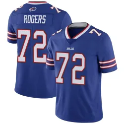 Men's Casey Rogers Buffalo Bills No.72 Limited Team Color Vapor Untouchable Jersey - Royal