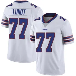 Men's Chase Lundt Buffalo Bills No.77 Limited Color Rush Vapor Untouchable Jersey - White