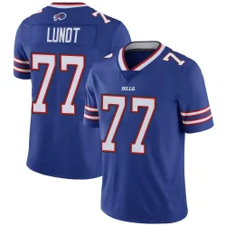Men's Chase Lundt Buffalo Bills No.77 Limited Team Color Vapor Untouchable Jersey - Royal