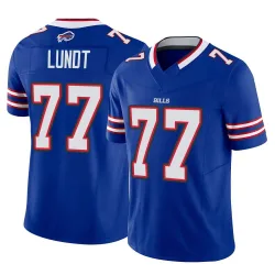 Men's Chase Lundt Buffalo Bills No.77 Limited Vapor F.U.S.E. Jersey - Royal