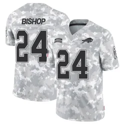 Men's Cole Bishop Buffalo Bills No.24 Limited 2024 Salute to Service Jersey - Arctic Camo