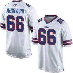 Men's Connor McGovern Buffalo Bills No.66 Game Jersey - White