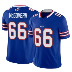 Men's Connor McGovern Buffalo Bills No.66 Limited Vapor F.U.S.E. Jersey - Royal