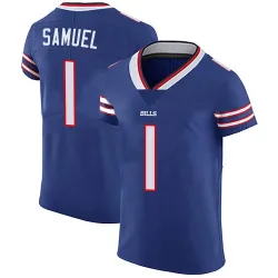 Men's Curtis Samuel Buffalo Bills No.1 Elite Team Color Vapor Untouchable Jersey - Royal Blue