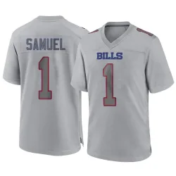 Men's Curtis Samuel Buffalo Bills No.1 Game Atmosphere Fashion Jersey - Gray