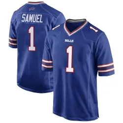 Men's Curtis Samuel Buffalo Bills No.1 Game Team Color Jersey - Royal Blue
