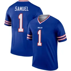 Men's Curtis Samuel Buffalo Bills No.1 Legend Jersey - Royal
