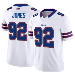 Men's DaQuan Jones Buffalo Bills No.92 Limited Vapor F.U.S.E. Jersey - White
