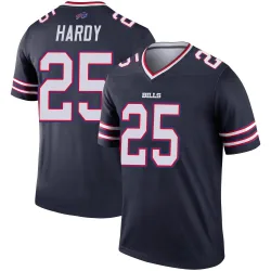 Men's Daequan Hardy Buffalo Bills No.25 Legend Inverted Jersey - Navy
