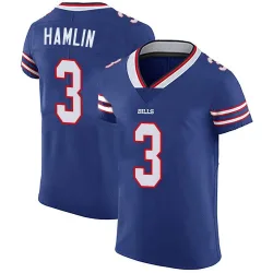 Men's Damar Hamlin Buffalo Bills No.3 Elite Team Color Vapor Untouchable Jersey - Royal Blue