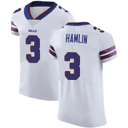Men's Damar Hamlin Buffalo Bills No.3 Elite Vapor Untouchable Jersey - White