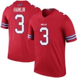 Men's Damar Hamlin Buffalo Bills No.3 Legend Color Rush Jersey - Red