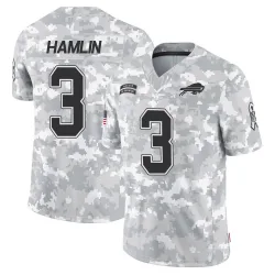 Men's Damar Hamlin Buffalo Bills No.3 Limited 2024 Salute to Service Jersey - Arctic Camo