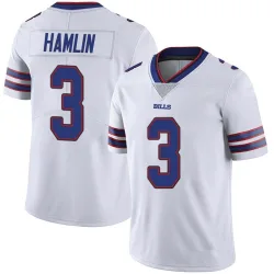 Men's Damar Hamlin Buffalo Bills No.3 Limited Color Rush Vapor Untouchable Jersey - White