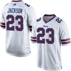 Men's Dane Jackson Buffalo Bills No.23 Game Jersey - White