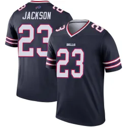 Men's Dane Jackson Buffalo Bills No.23 Legend Inverted Jersey - Navy