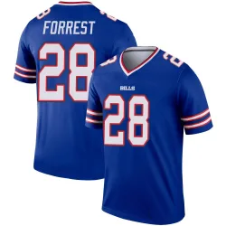 Men's Darrick Forrest Buffalo Bills No.28 Legend Jersey - Royal