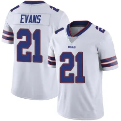 Men's Darrynton Evans Buffalo Bills No.21 Limited Color Rush Vapor Untouchable Jersey - White